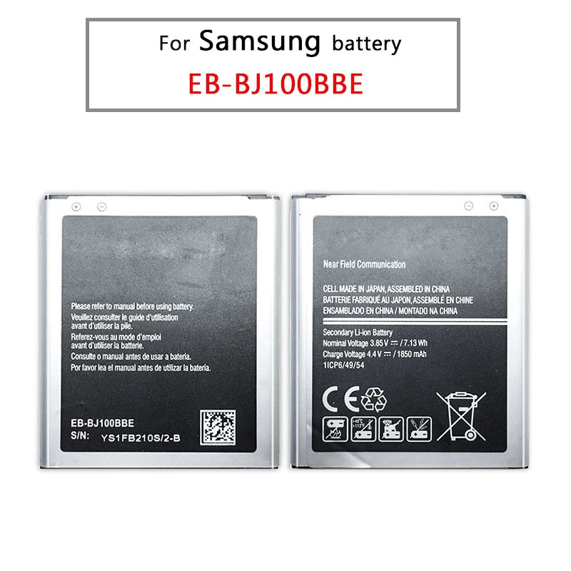 

Battery 1850mAh EB-BJ100BBE For Samsung Galaxy J1 SM J100 J100F J100H J100M EB BJ100BBE