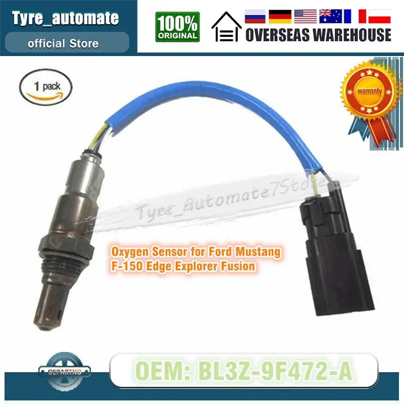 5 Wire Upstream O2 Oxygen Sensor for Ford Mustang F-150 Edge Explorer Fusion 9E5Z9F472D BL3Z9F472A BL3Z9G472A | Автомобили и