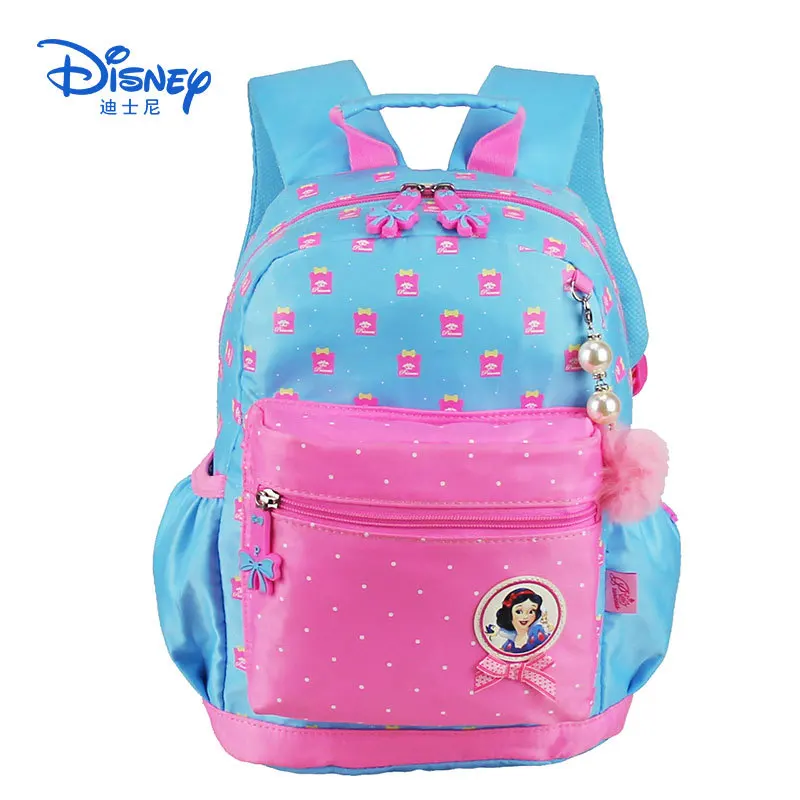 

Disney Children Casual School Bag Women's Snow White Princess Cartoon Backpack First Grade Schoolbag