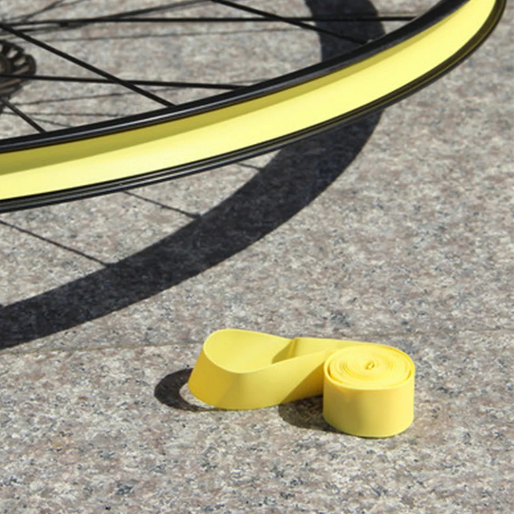 black Bicycle Rim Strip Rim Tape Bicycle Rim Liner Bike Tire Liner Inner Tube Protector Bike Rim Protection Pad Puncture Proof Belt 1pair