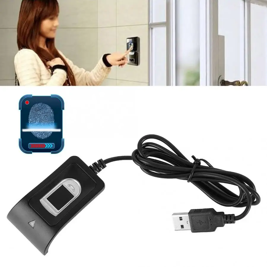 Компактный USB сканер для считывания отпечатков пальцев надежная биометрическая