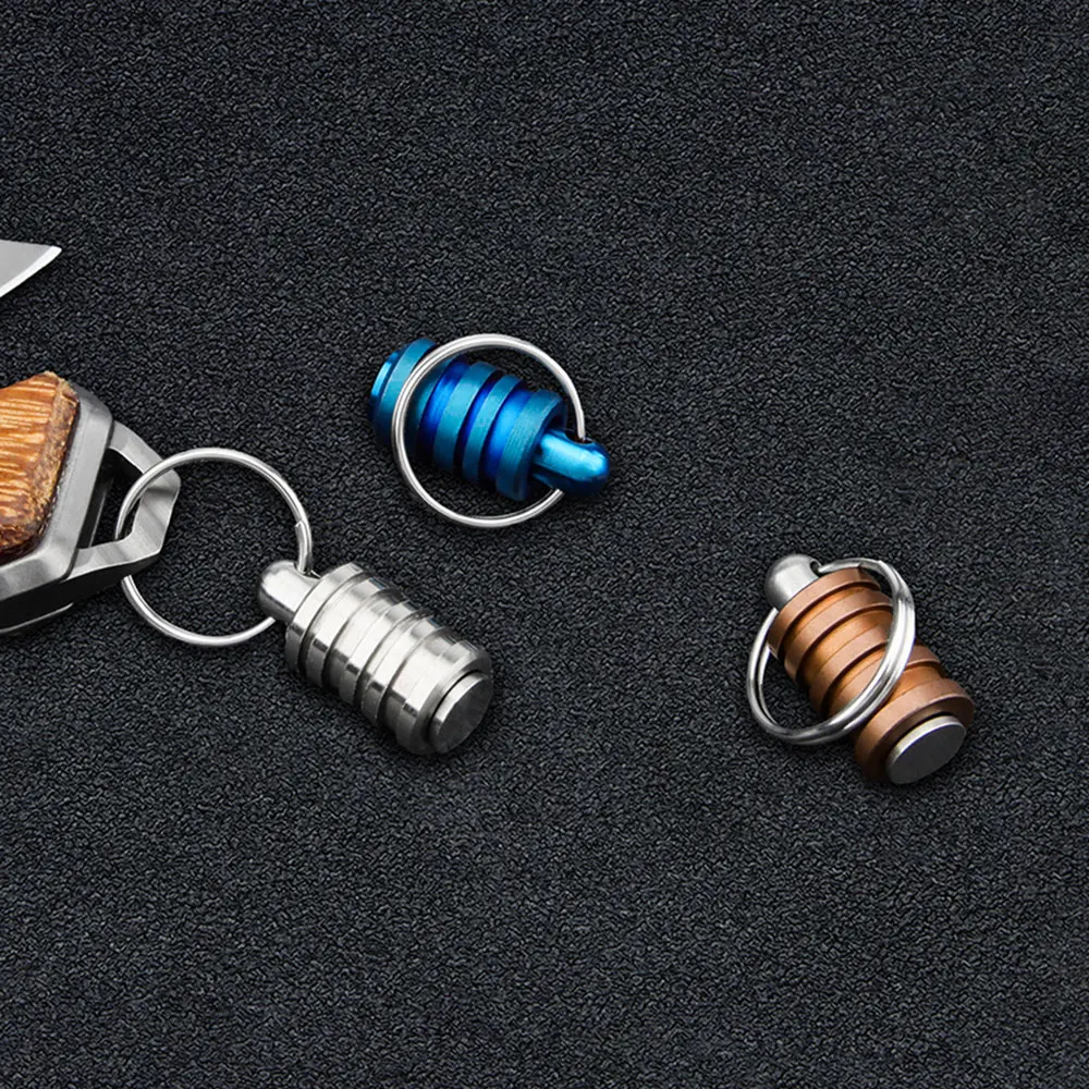 Mini Pendant Accessories Titanium Knife Bead Titanium Alloy Connecting Rod Rope Paracord DIY paracord rope,paracord accessories,paracord bracelet,outdoor accessories,paracord bracelet accessories,paracord lanyard pendants