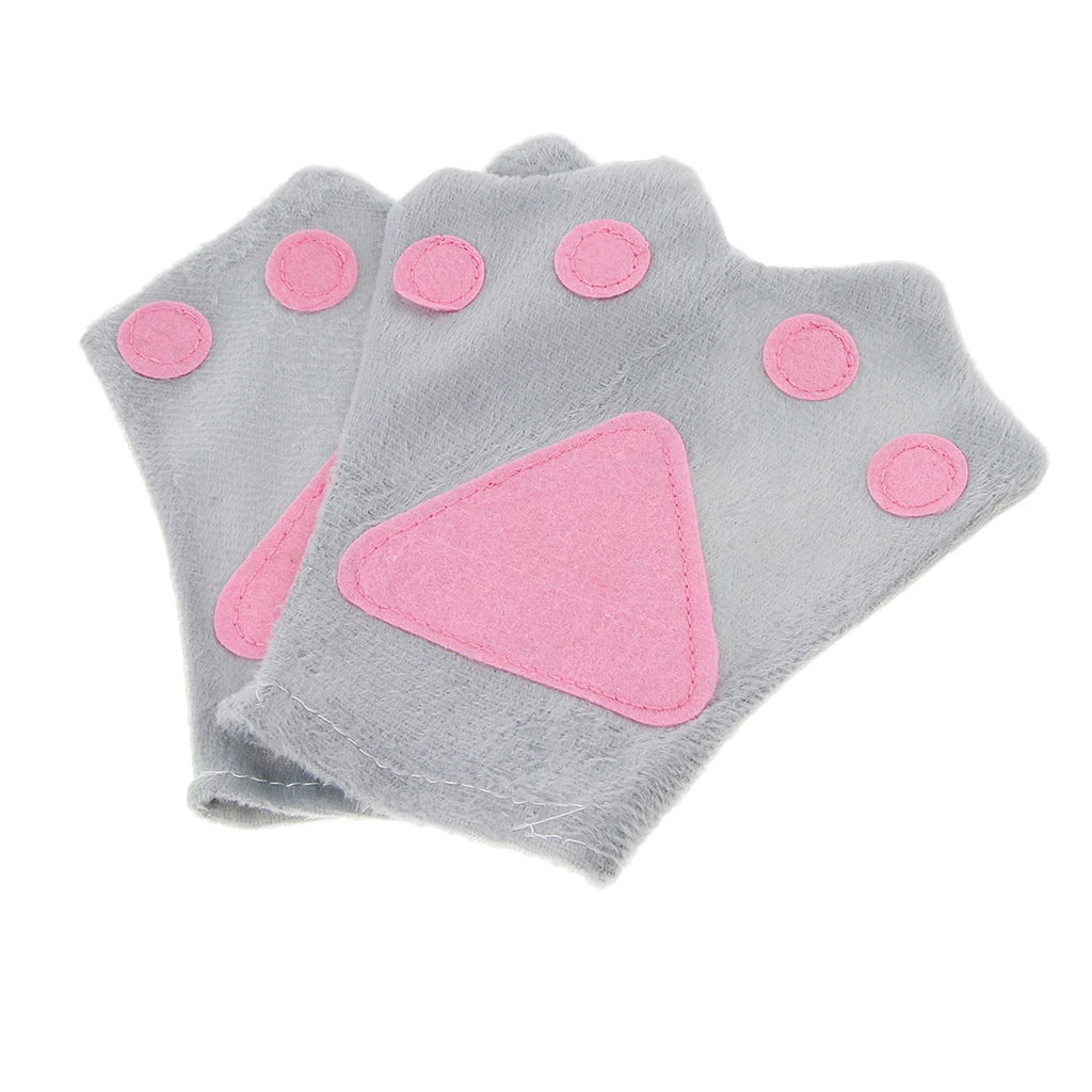 Kids Cartoon Mouse Cute Pajamas Child Funny Sleepwear Nightwear Animal Cosplay Costume 5 Pcs Set Photo Props Gray