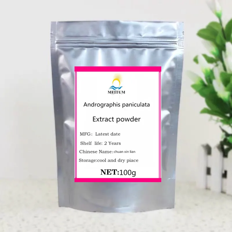 100g Высокое качество, экстракт андрографа, порошок, противовоспалительная, детоксикация - Цвет: 100g