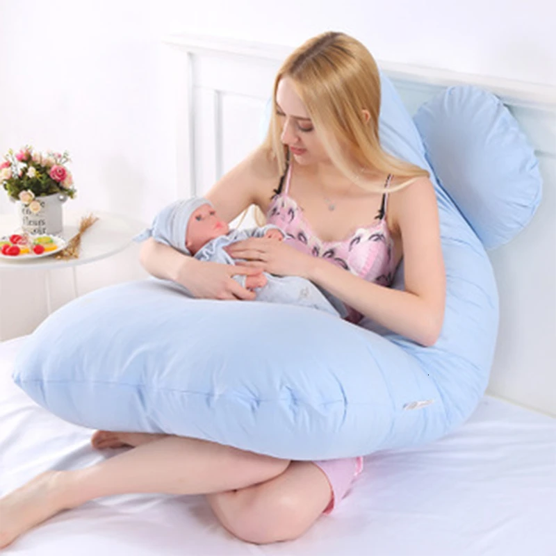 Подушка-чехол для сна для беременных женщин, хлопок, Подушка-чехол u-образной формы для беременных, Подушка для беременных