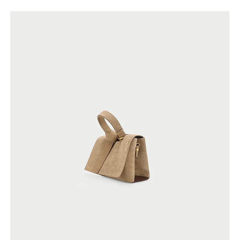 

Shoulder Handbag Fashion Simple Nubuck Leather Handbag WOMEN'S Cow Leather Bag