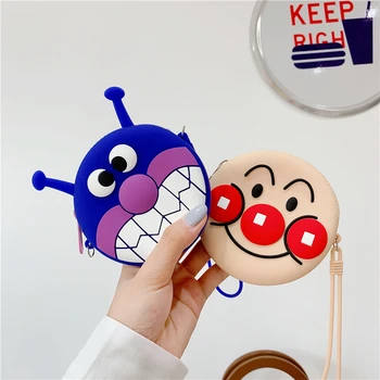 

Fashion Silica Gel Bag Purse Kids Kawaii Bag Cartoon Mini Coin Purse with Strap Zipper Cartoon Small Pouch Cute Coin Wallet Bags