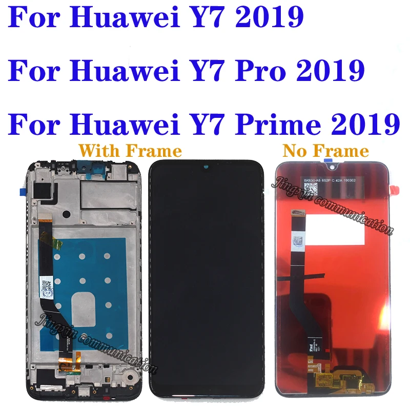 6 3 &quotОригинальный дисплей для Huawei Y7 2019 ЖК + сенсорный экран дигитайзер Замена Prime