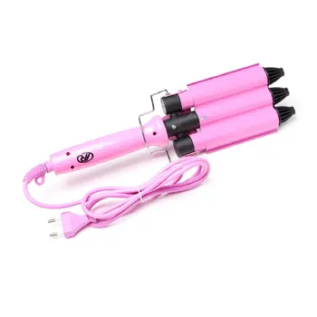 

LCD Tourmaline Ceramic Curling Bar Electric LCD Hair Curler Ceramic Iron Tube LED Display Curling Rod Curly Hair Artifact