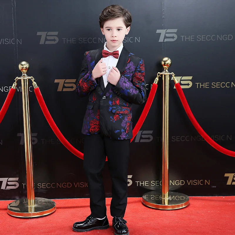 

Green boys suits for weddings kids Blazer Suit for boy costume enfant garcon mariage jogging garcon blazer boys tuxedo H026