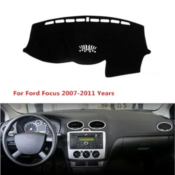 

Black Car Dashboard Cover For Ford Focus all models (2005-2018) 2006-07-08-09-2017 Auto Sun Shade Pad Carpet Protector Dash