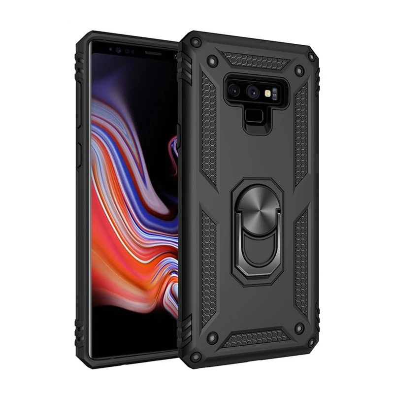 

Shockproof Armor Case For Samsung Galaxy Note9 J4 J6 J7 A50 A30 A20 A10 A70 A40 A80 Stand Car Ring Phone Cover for Samsung S8 S9