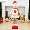 Big Size Christmas Dolls Retractable Santa Claus Snowman Elk Toys Xmas Figurines Christmas Gift for Kid Red Xmas Tree Ornament ► Photo 3/6