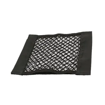 

Car Back Rear Trunk Seat Elastic String Net Magic Sticker Mesh Storage Bag Pocket Cage Auto Organizer Seat Back Bag