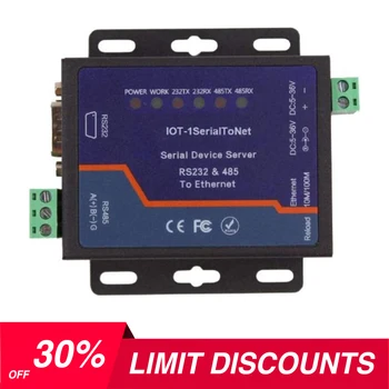 

Industrial Serial RS232 and RS485 to Ethernet Converter Support Modbus RTU to TCP Remotely Manage Any Serial Device