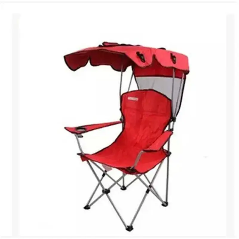 

Comfort High Back Shade Folding Chair Four Seasons Courtyard with Canopy Carry Camping