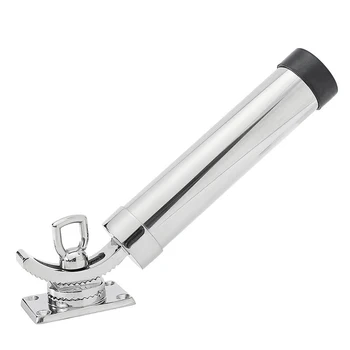 

New Hot 316 Stainless Steel Boat Steel Deck Adjustable Fishing Rod Bracket Yacht Boat Fishing Rod Bracket