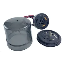 Smart City LED outdoor lighting NEMA 5 pin dimming receptacle and controller enclosure