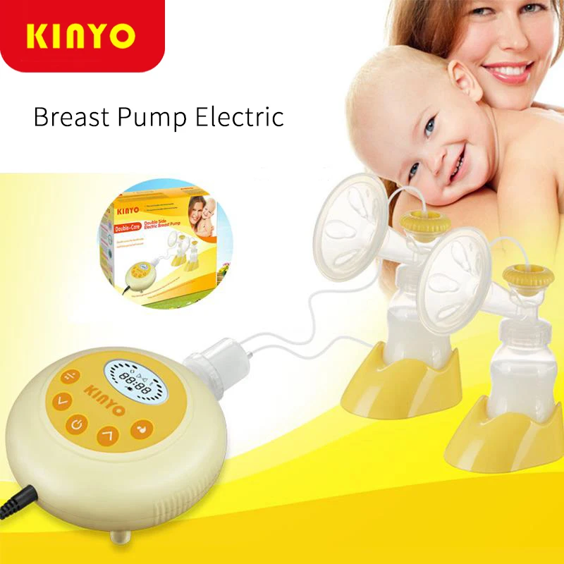 Новый обновленный Электрический молокоотсос Kinyo двухъядерный для детей
