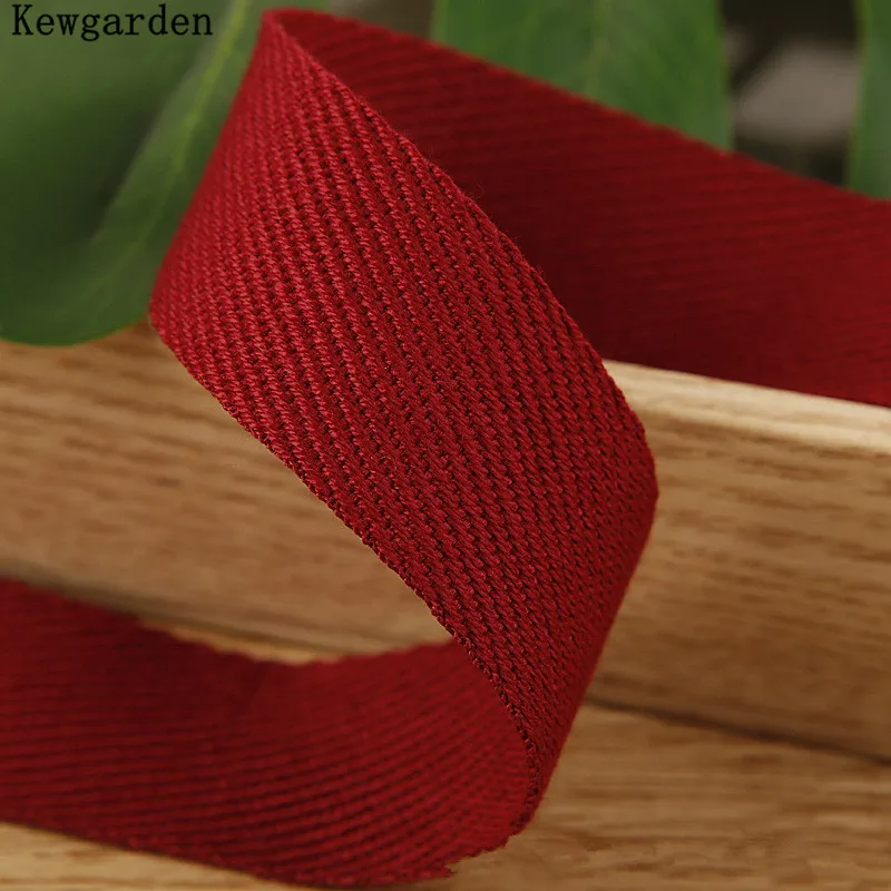 Kewgarden Twill Cotton Linen Ribbon 10 Yards