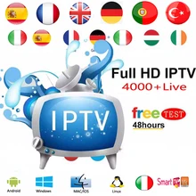 IPTV europejska subskrypcja portugalia hiszpania włochy IPTV M3U niemcy francuski Italia belgia holandia IPTV android pc smart tv box(China)