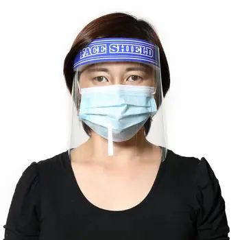 

4Pcs Transparent Face Shield full face mask Dust-proof Mask Protect Mask Rotatable Protective Face Mask Full Face Masks