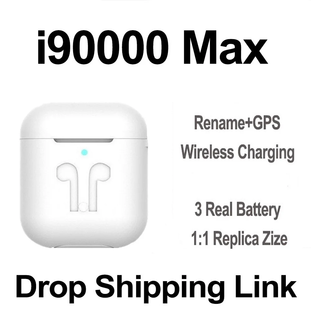 Original i90000 MAX wireless bluetooth headset 1:1 in-ear stereo headset sports earplugs ear canal type
