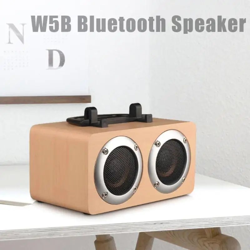 Мини W5B портативный деревянный динамик Bluetooth мобильный компьютер аудио беспроводной плеер открытый Крытый Bluetooth аудио
