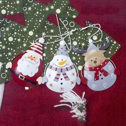 Рождественские украшения, подвески снеговик украшение «Олень» для рождественских елок домашнее окно