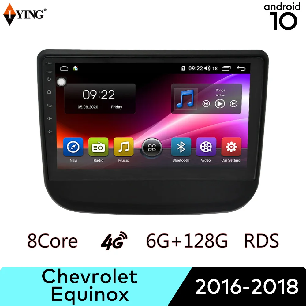 IYING Android авто беспроводной Carplay Для Chevrolet Equinox 2016-2018 автомобильное радио