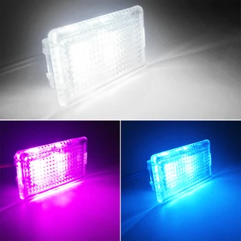 

Masha For Tesla Model 3 Model S Model X 12V LED White Blue Purple Car Signal Light Trunk License Plate Reading Door Lamp