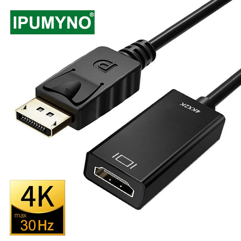 Dp To Hdmi Compatible 4k 1080p Male To Female Displayport Cable Pc Tv Mini Projector Television Monitor Projetor For Hp Laptop Hdmi Cables Aliexpress