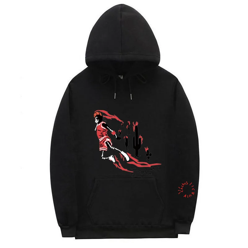 19SS Travis Scotts Hoodies Men Women Jordan X Travis Scotts Hoodie Sweatshirt Cotton Swag Print Cactus Jack Hooded Hoody