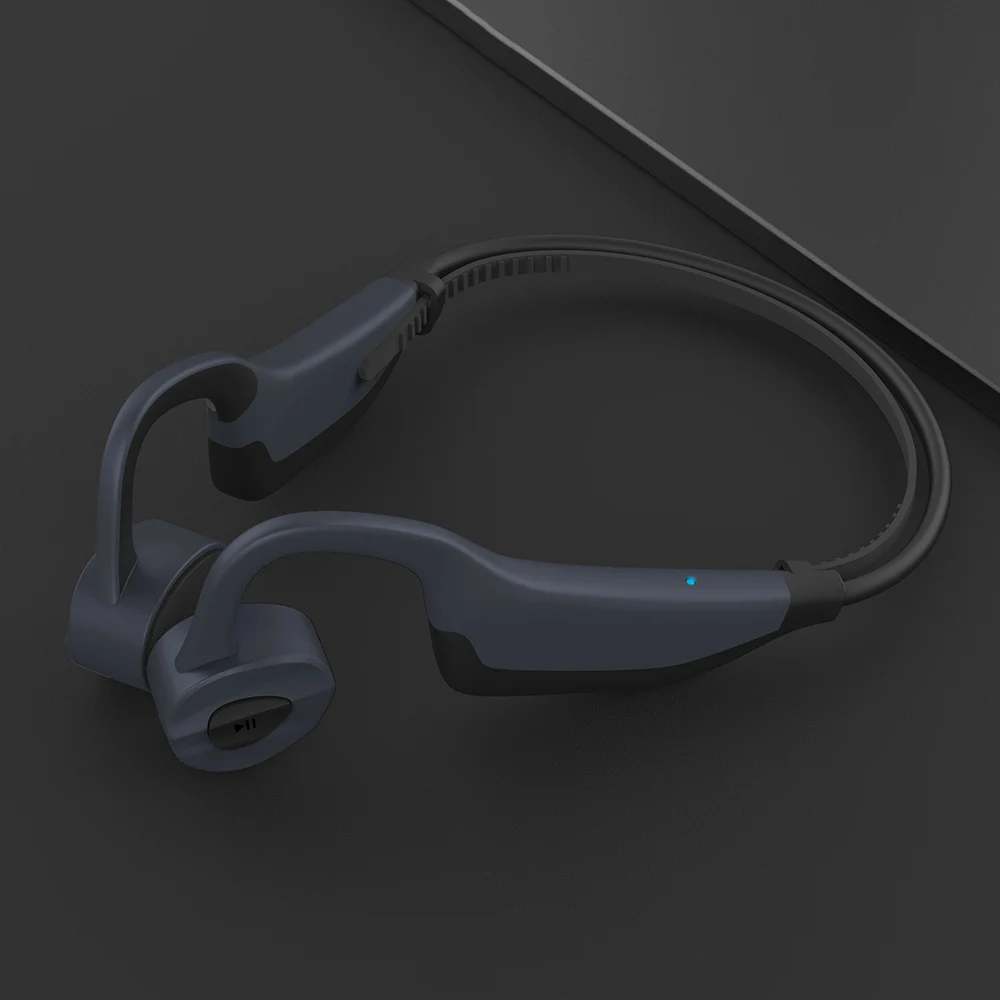 K7 костной проводимости наушники Bluetooth 5,0 гарнитура IP55 Водонепроницаемый спортивные наушники для бега Регулируемый Hands-free наушники с микрофоном