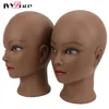 New Female Bald Mannequin Head With Stand Cosmetology Practice African Training  Manikin Head For Hair Styling Wigs Making ► Photo 3/6