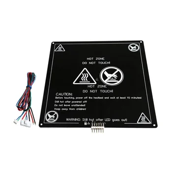 

Heated Bed Black Parts Heatbed HotBed Aluminum Plate PCB for 3D Printers JR Deals