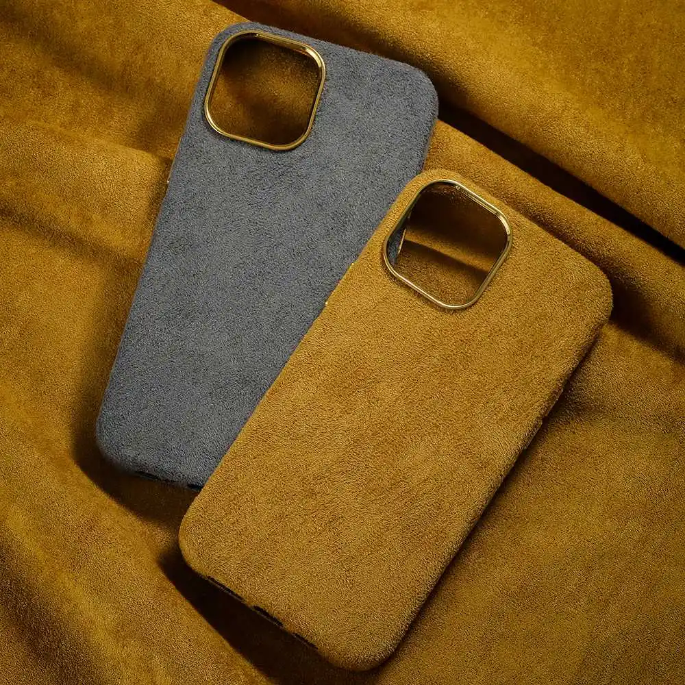 LuxuryVelvetSuedePhoneCaseForiPhone141312ProMaxMini11Pro