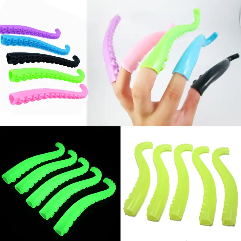 octopus tentacle finger puppet
