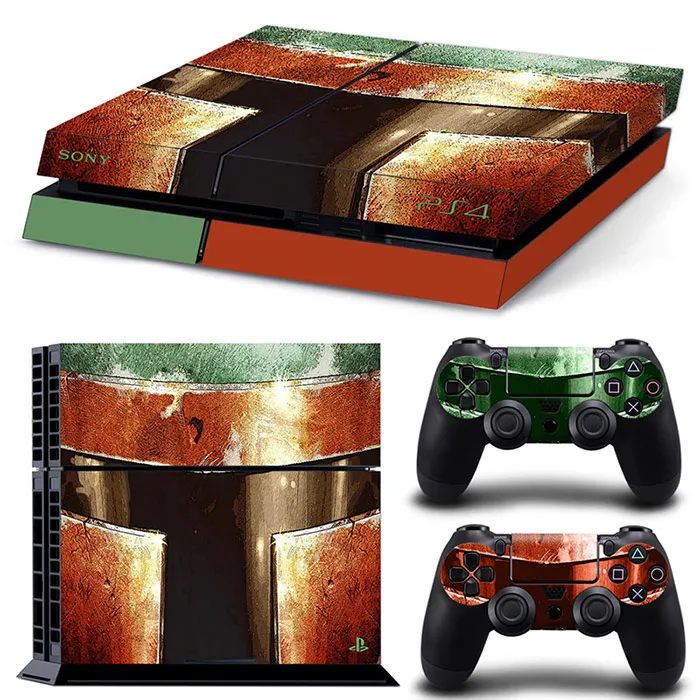 Disney Star Wars Darth Vader Sticker Cover Wrap Protector Skin For PlayStation 4 Console & 2PCS Controller Skin Decal For PS4 