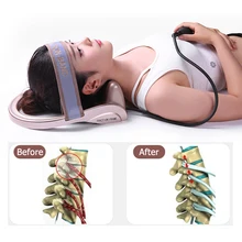 Neck Traction Cervical Posture Stretching Inflatable Air Pump Vertebra Correction Tractor Relaxing Neck Massager Relief Pain