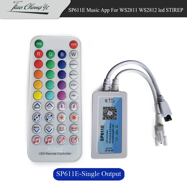 SP611E WS2812B WS2811 Controller Per Strisce LED Musicali - Foto 5