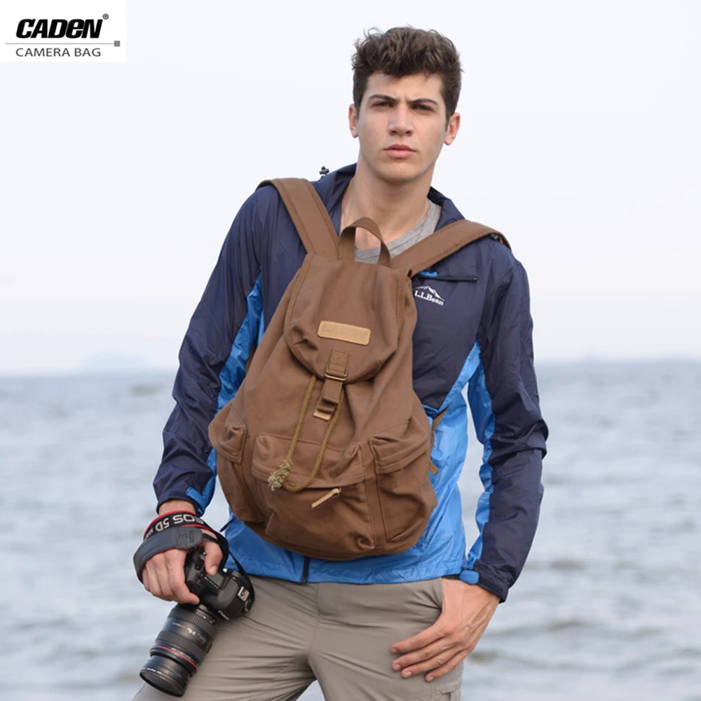 Сумка для камеры CADeN универсальный рюкзак дорожная Защитная сумка камер Nikon Canon Sony