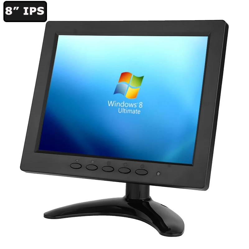 Vga Av Bnc Hdmi Industrial Security Lcd 