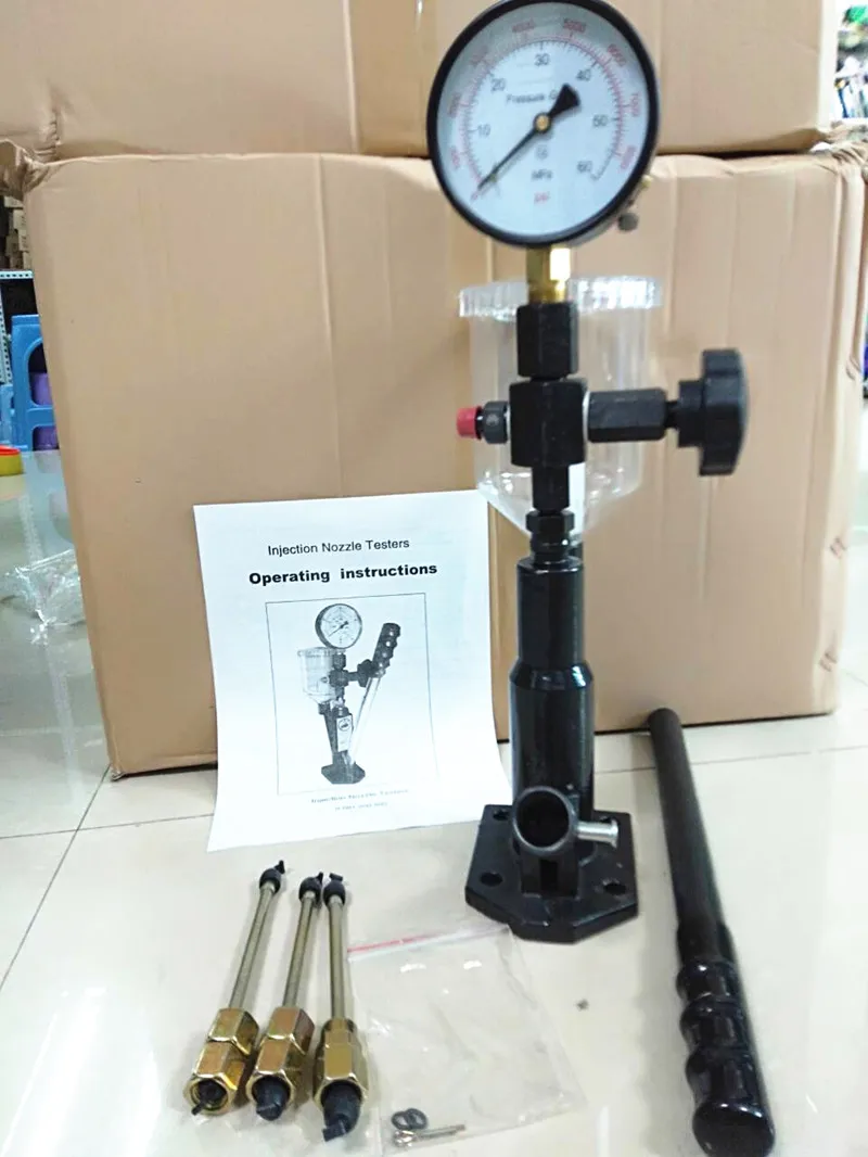 US $116.88 S60H S70H Common Rail Diesel Injector Nozzle Validator Fuel Nozzle Injector Tester Good QualityManual Diesel Booster Pump