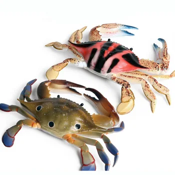 

Solid Pike Crab Animal Figure Collectible Toys Sea Animal Cognition Action Figures Kids Plastic Cement Toys