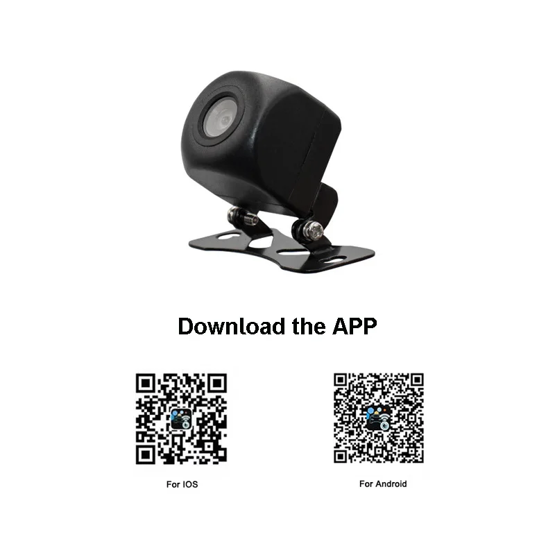 Professional Wifi Car Rear View Camera Car Camera HD Rear View Camera BackUp Car Front/Rear Cameras Support Android and Ios