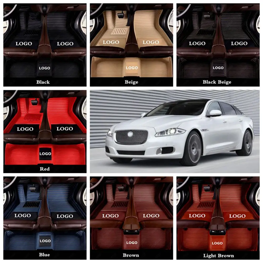 Автомобильный коврик для Jaguar I-PACE XJ6 XE E-PACE XJ XJL XK F-TYPE XJ6L F-PACE XF пользовательские автомобильные коврики для ног автомобильные коврики ковровое покрытие