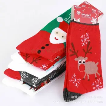 

Lovely Christmas Socks Women Men Children Gift Santa Claus Deer Warm Winter Xmas Funny Festive Design Novelty Socks Xmas Gift