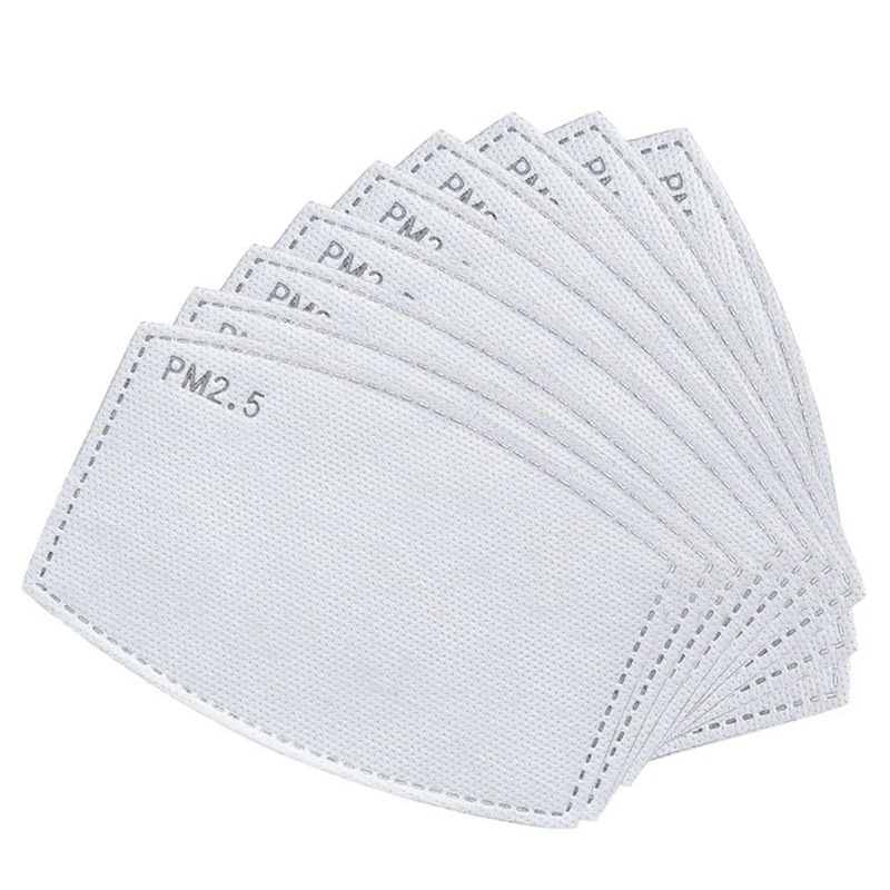

300Pcs face mask PM2.5 Mask Activated Carbon Face Replacement Mask Breathing Insert Protective Mouth Dust Mask