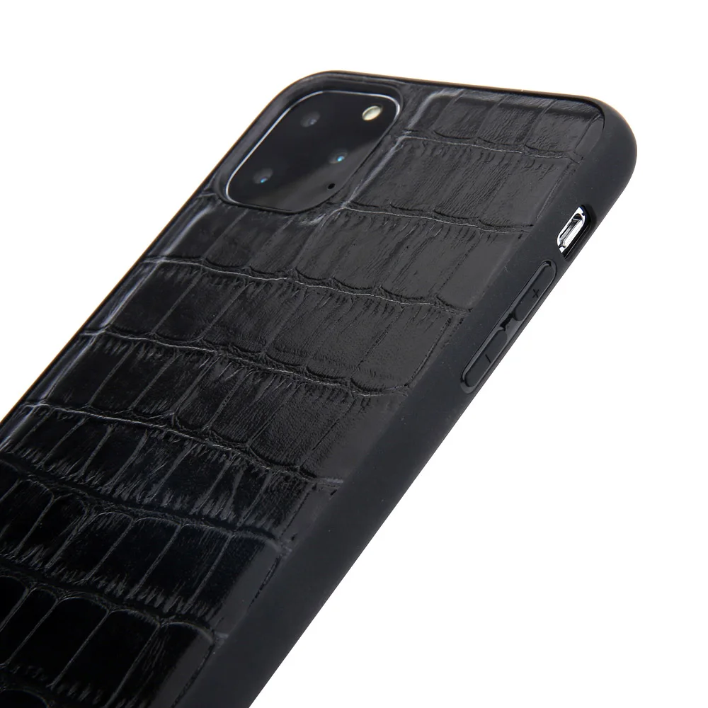 Чехол из натуральной кожи для iphone 11, роскошный чехол из крокодиловой кожи 360, мягкий бампер для iphone 11 pro max, чехол для iphone xr xs max